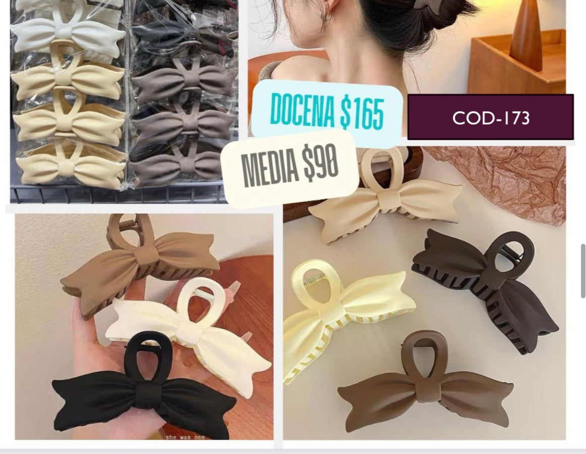 Pinza moño nuts, codigo A173