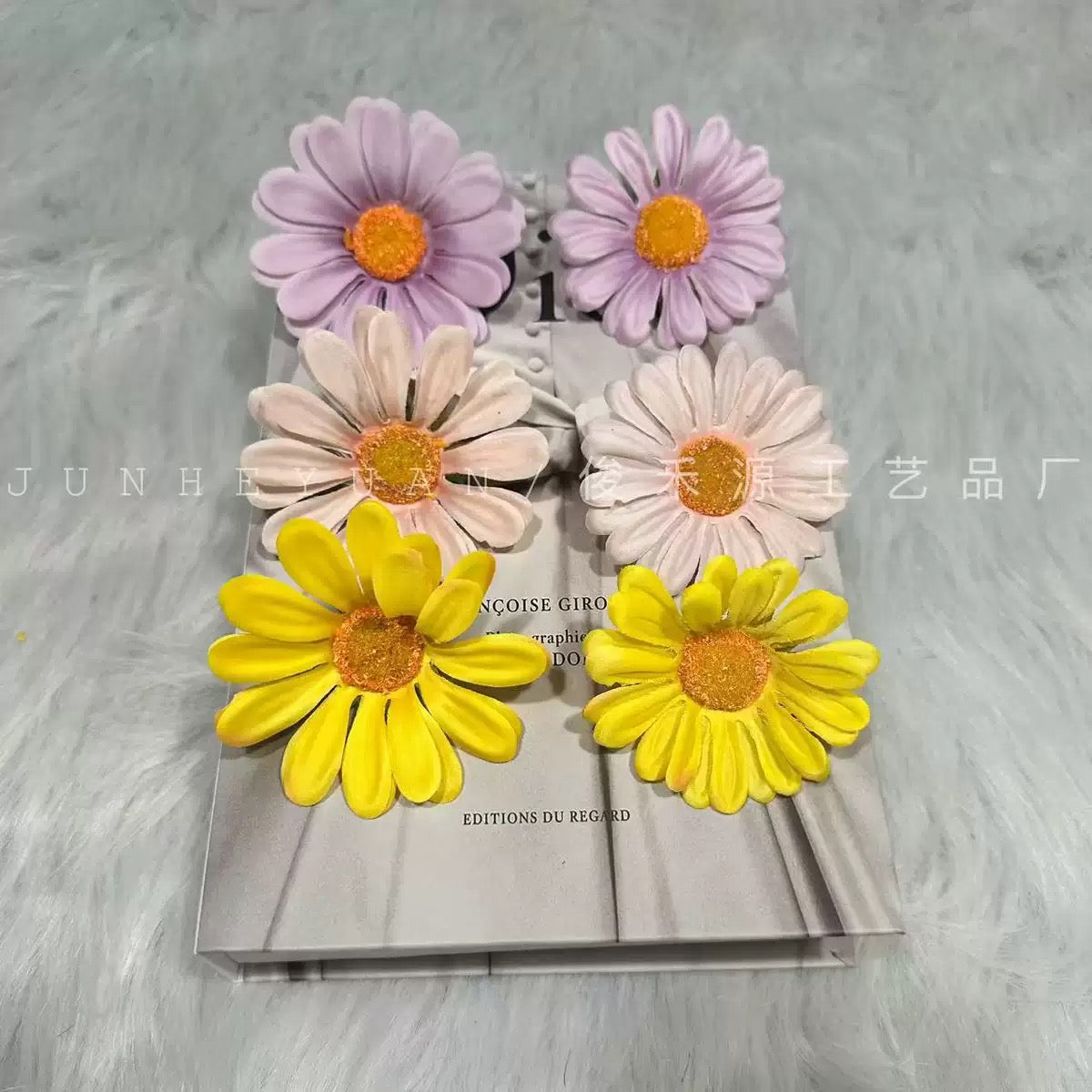 flor broche de colores, codigo a214