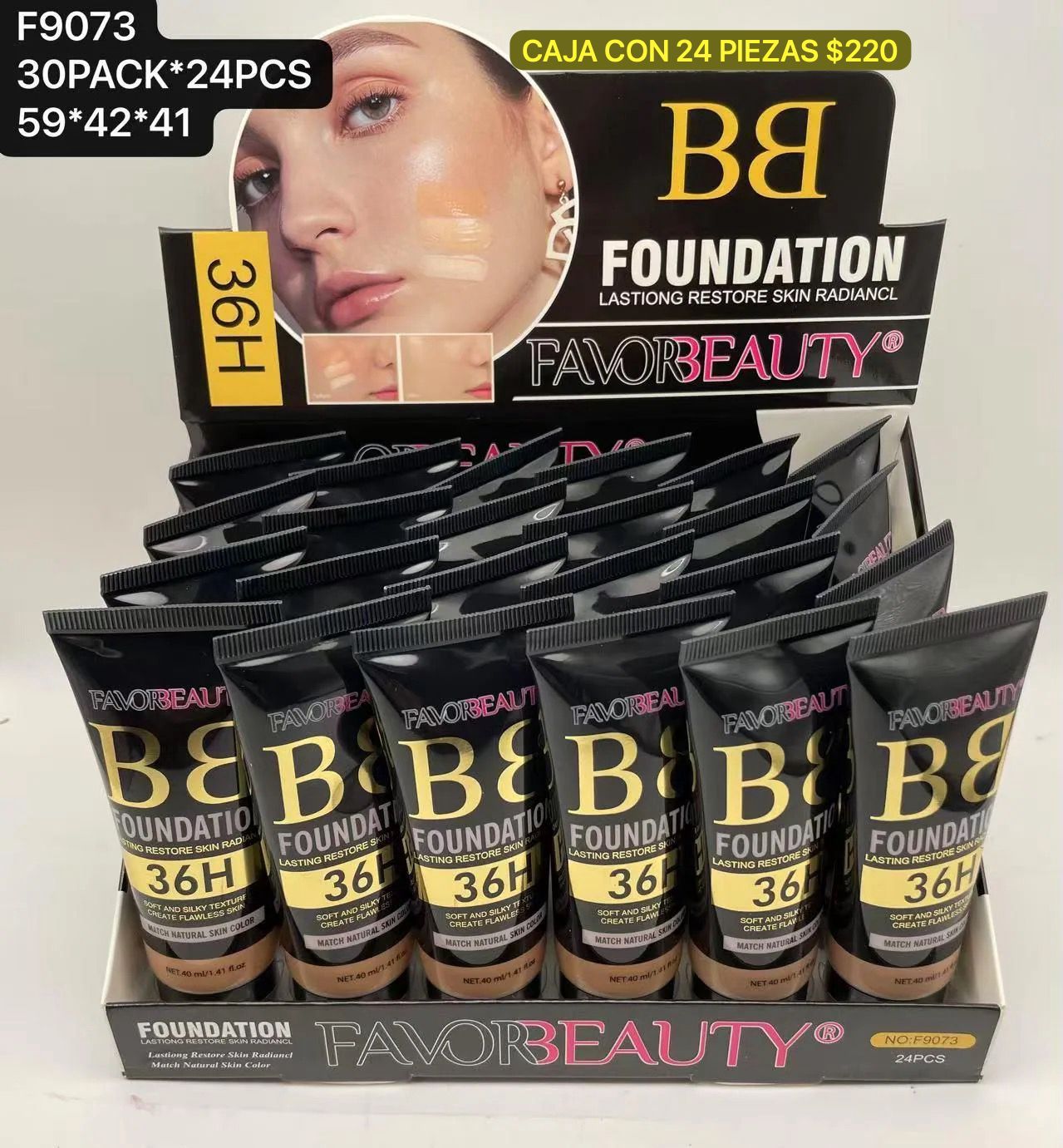 caja de 24 maquillajes, codigo f9073