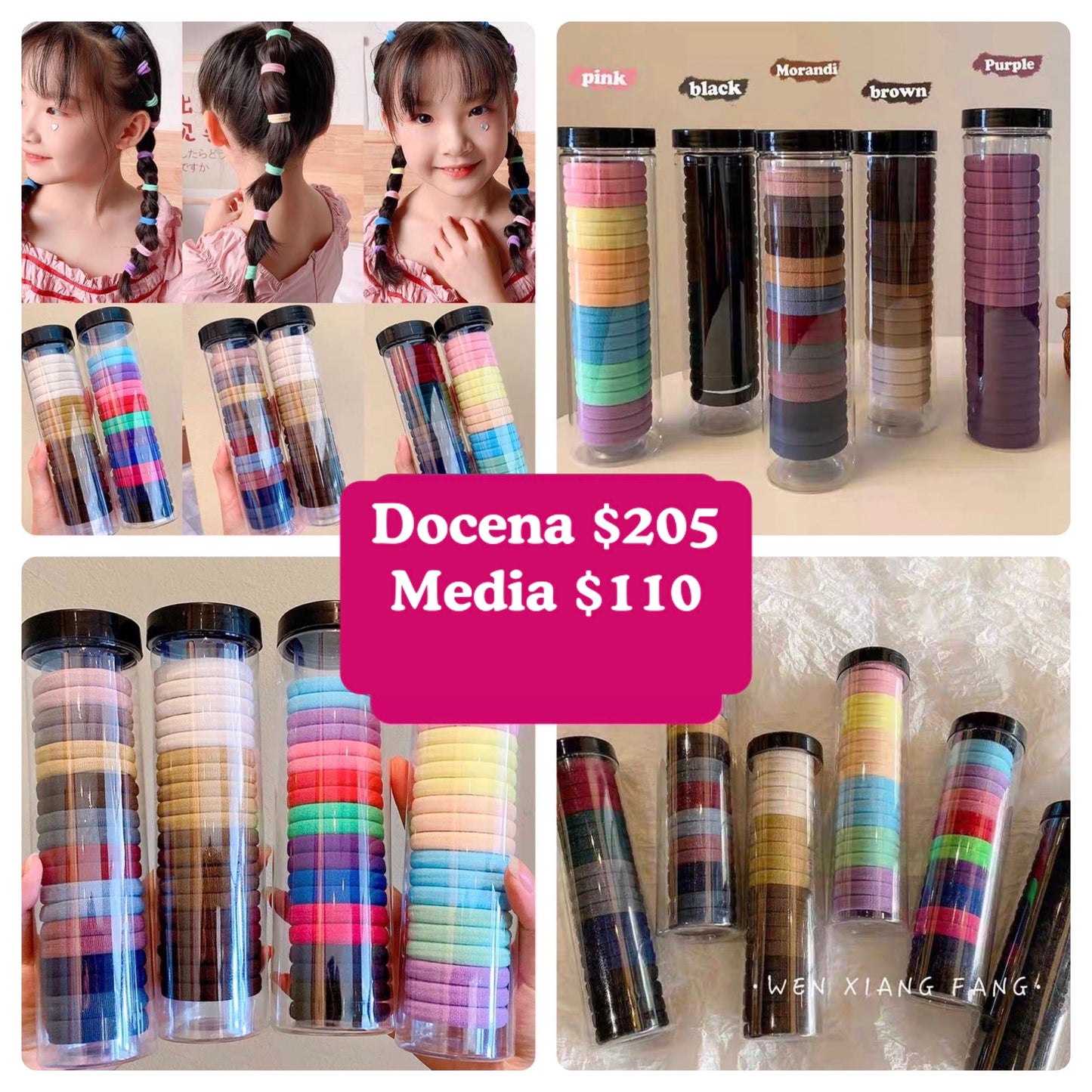 ligas en tubo grandes,código A83