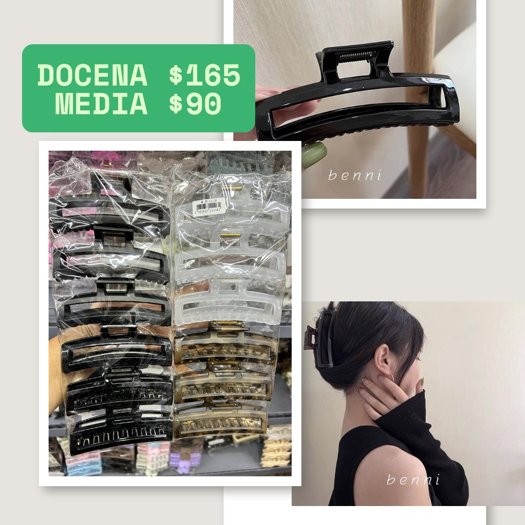 pinza rectángulo delgada, codigo a291