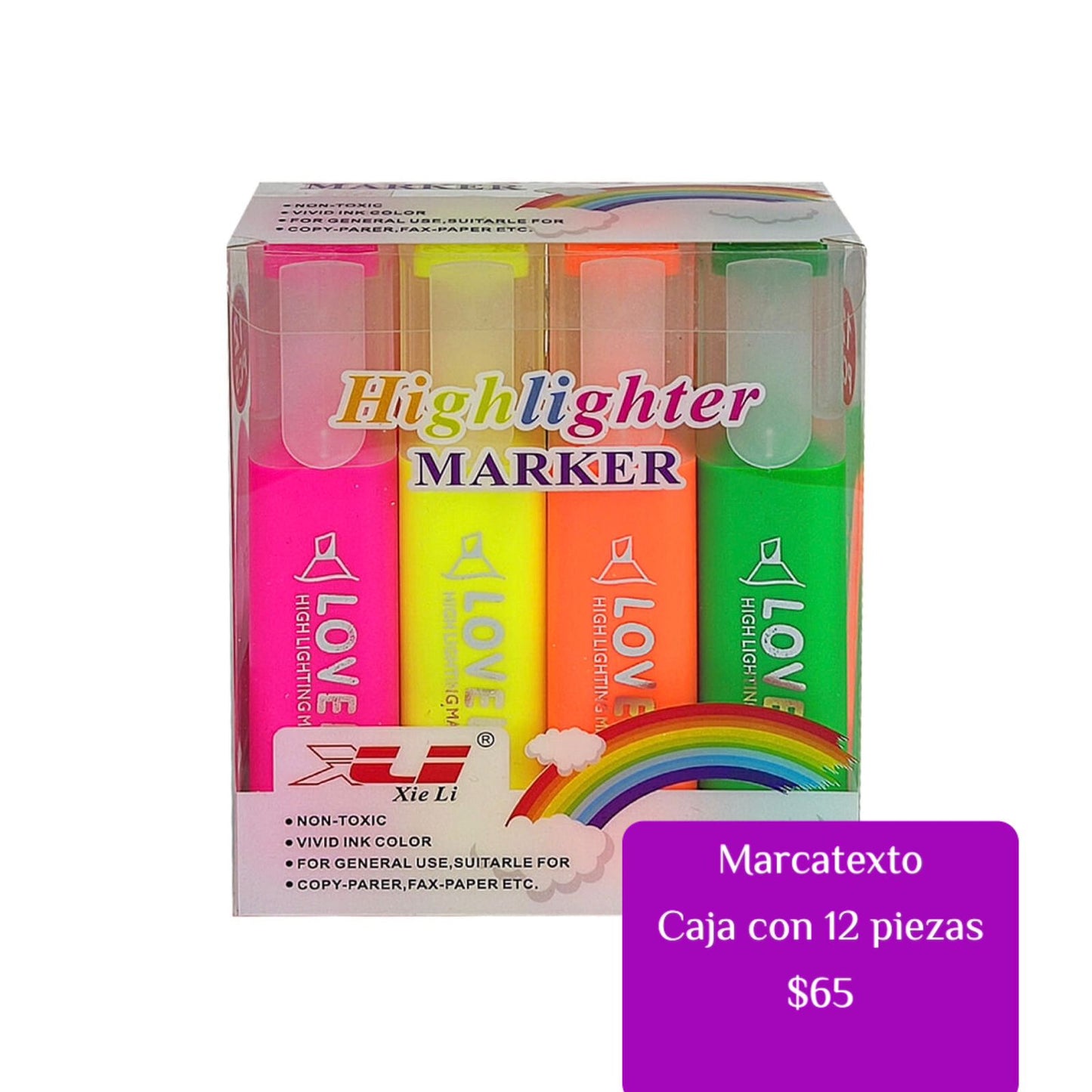 Caja de marcatextos codigo A67