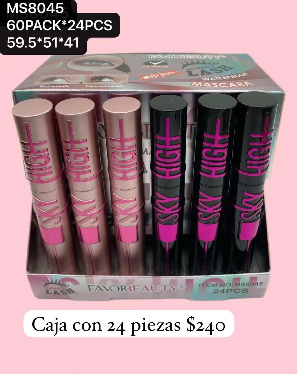 Rimel, caja con 24 piezas, codigo MS8045