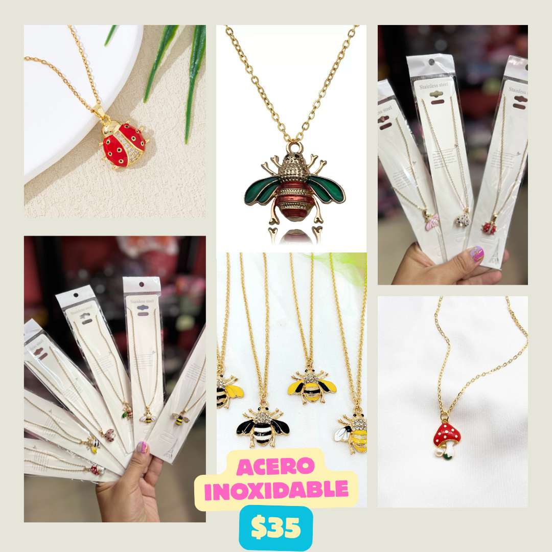 collar de insectos acero inoxidable, al azar, codigo a238