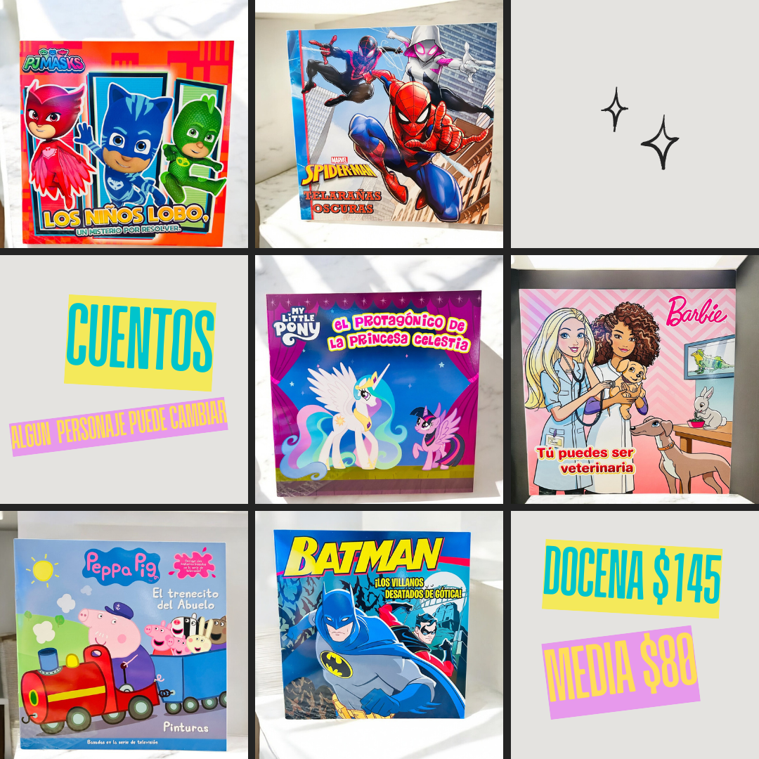 cuentos infantiles, algún modelo puede variar, codigo a155