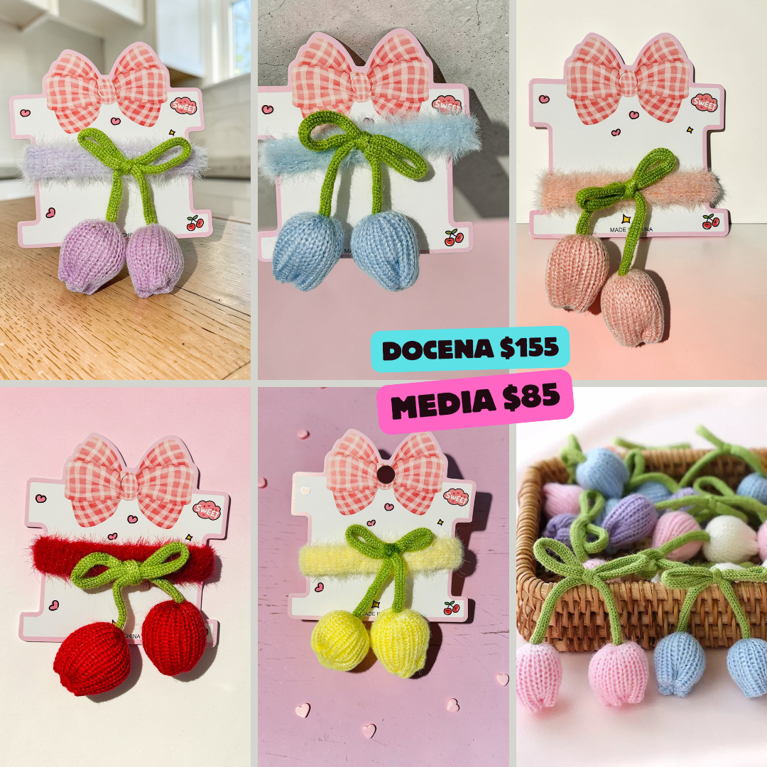 dona tulipan tejido, codigo a3