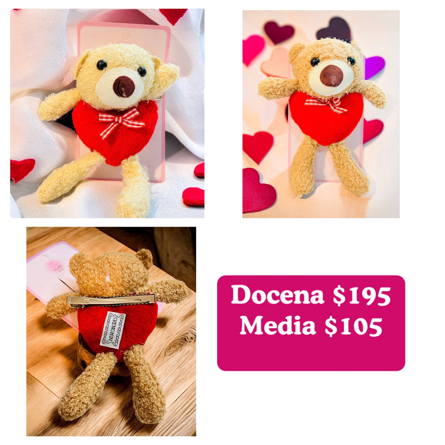 Broche oso de peluche, código A99BIS