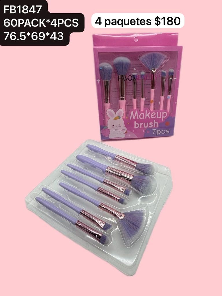 brochas, paquete de 4 sets, codigo fb1847