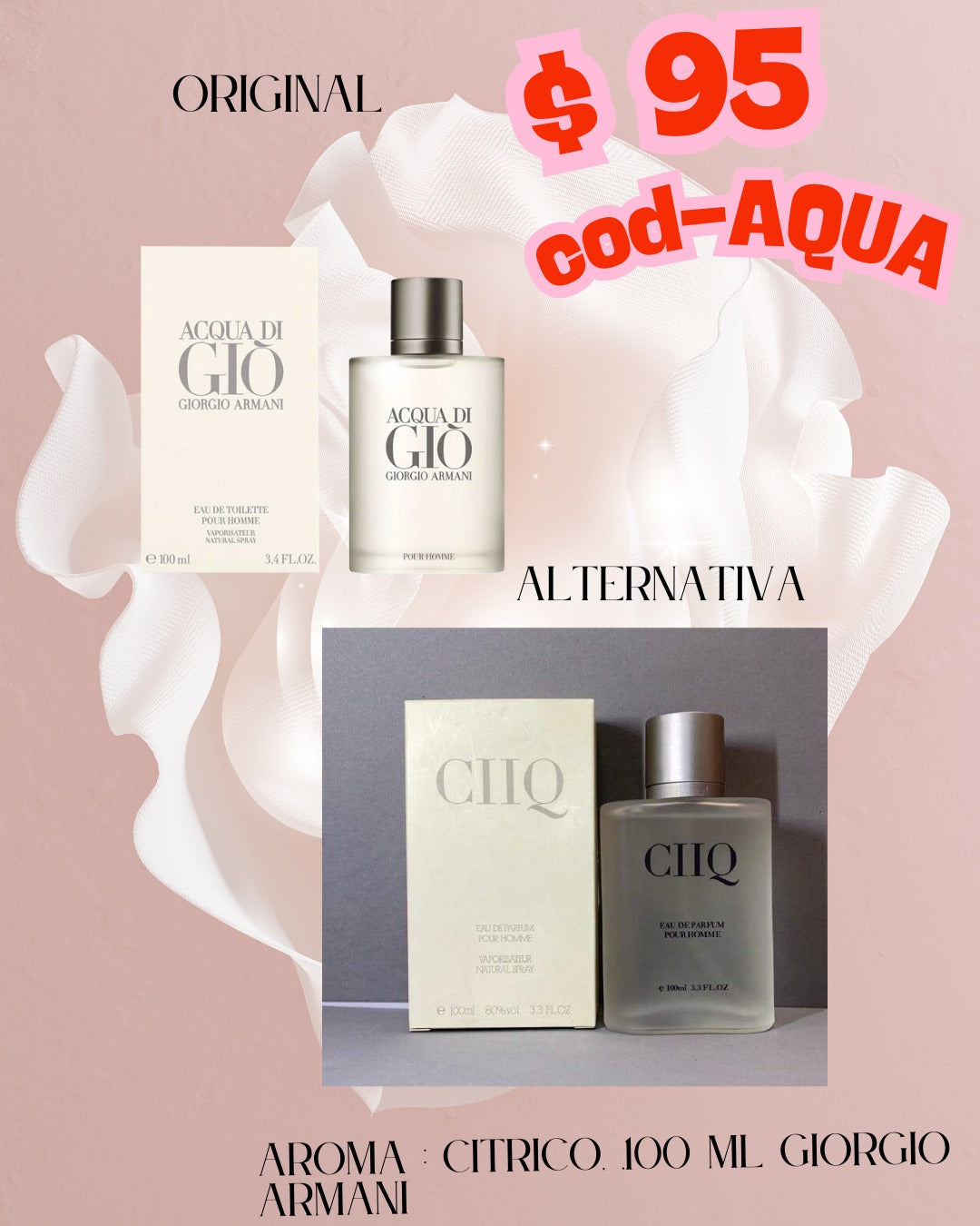 Perfume caballero, Aqua Di Gio, AQUA