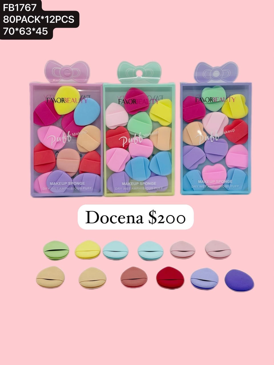 set de esponjas, docena, codigo FB1767