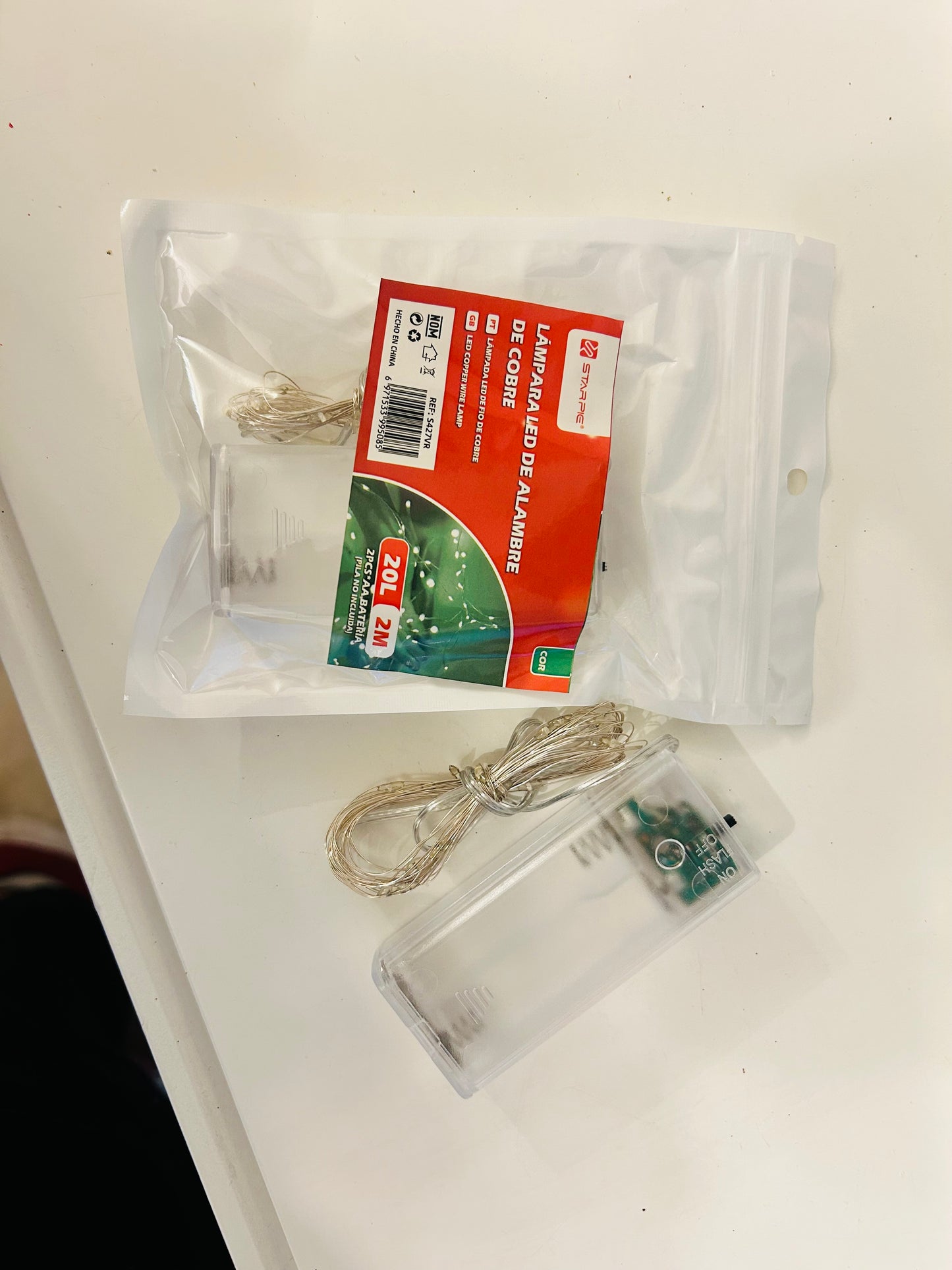 luz individual de bateria, pieza