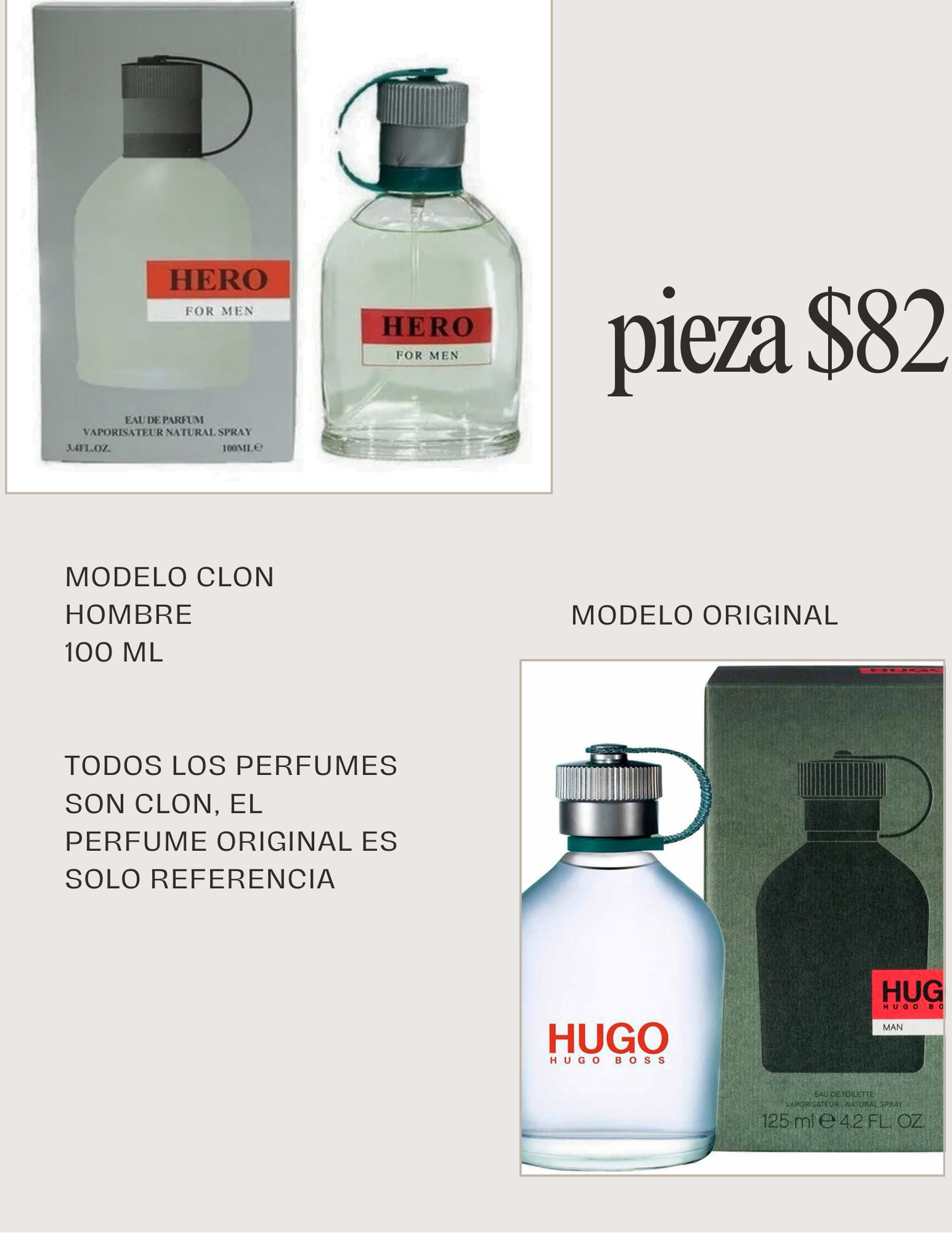 perfume caballero, Hugo, verde