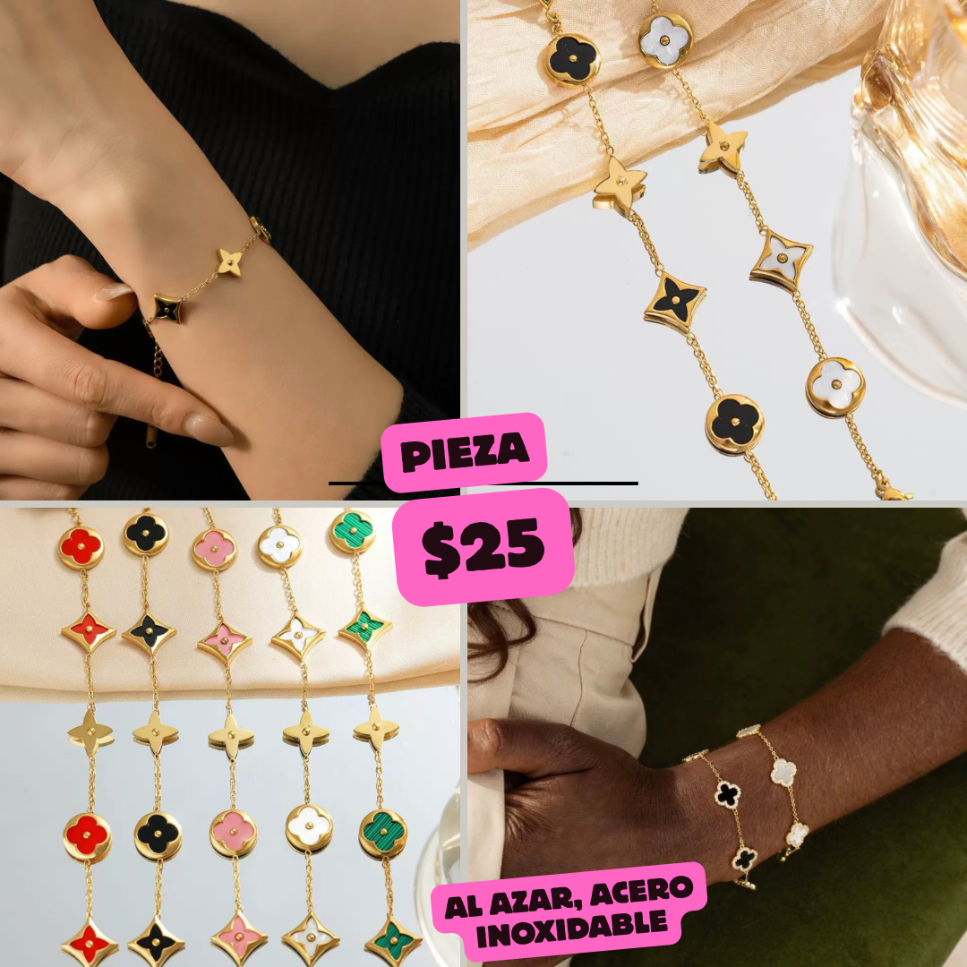 pulsera acero inoxidable, diseños variado, codigo a9bis