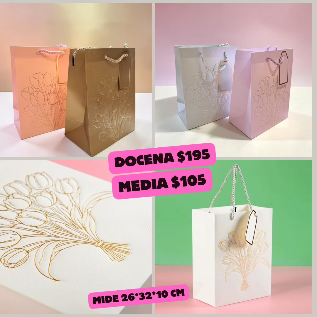 Bolsa de regalo de flores, 26*32*10 cm codigo a911