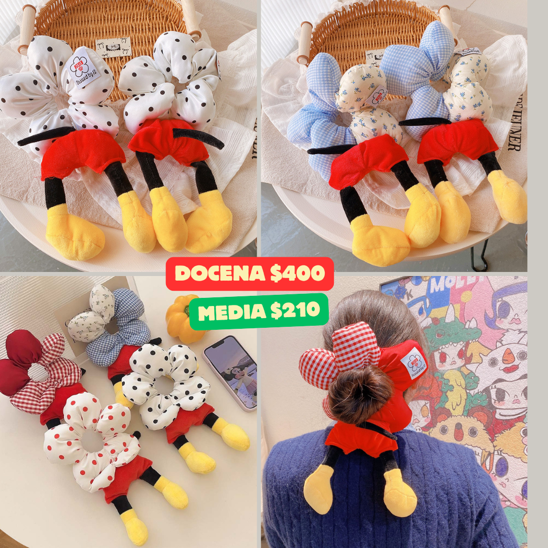 scrunchie gigante micky, codigo a108