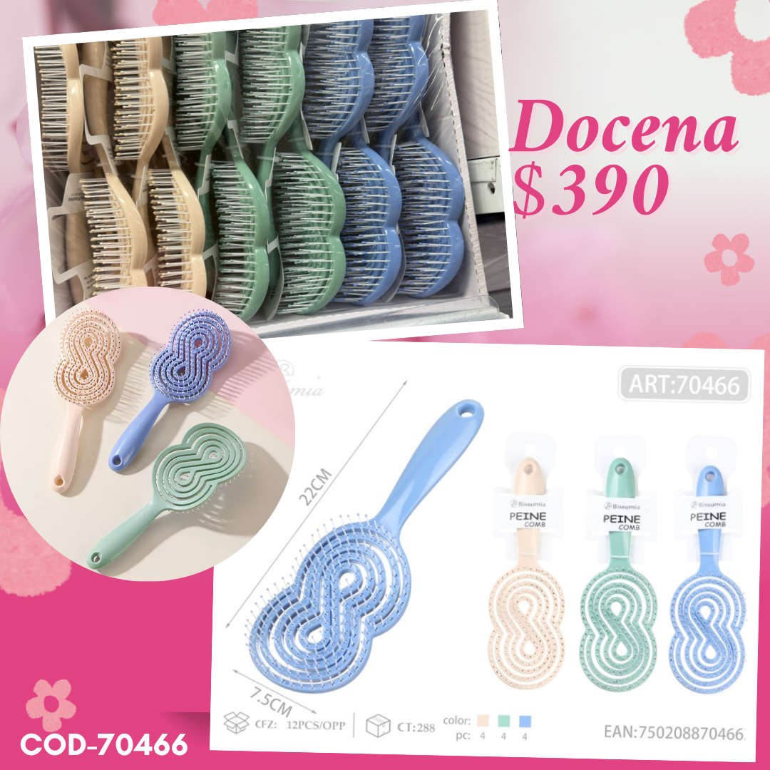 cepillo en forma de círculos, docena, codigo 70466