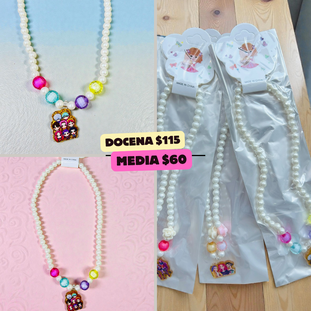 collar de perlas kpop, codigo a231