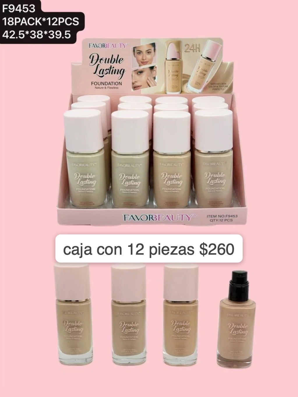 Maquillaje, caja con 12 piezas, codigo f9453