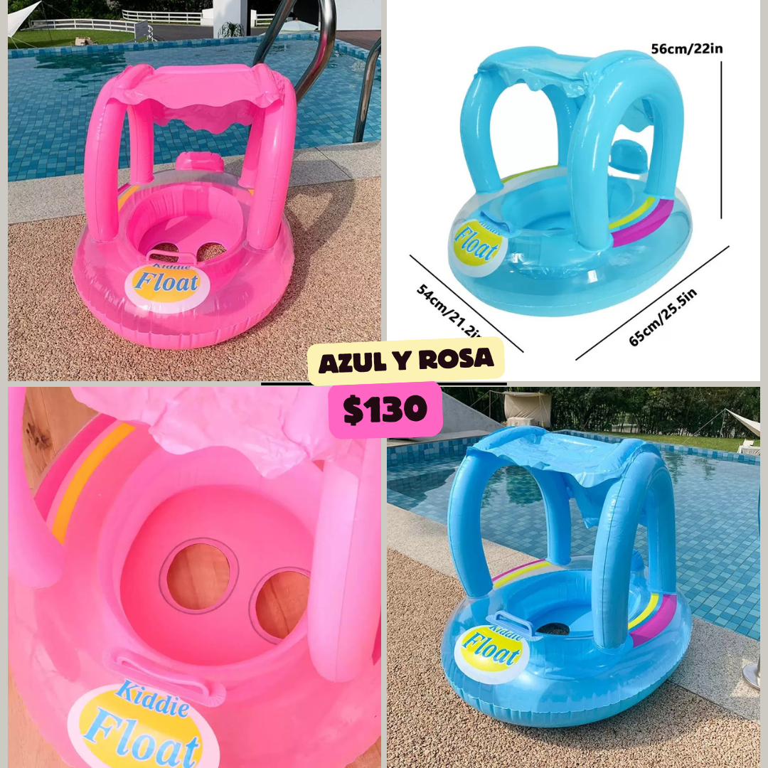 Floti para bebe liso, rosa y azul