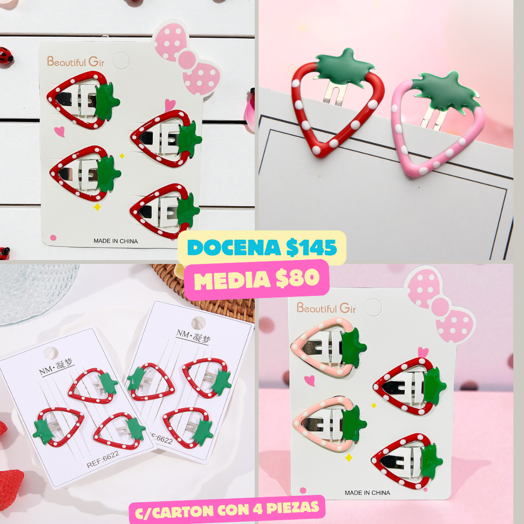 carton de cucas de fresa, c/carton con 4 piezas, codigo a2