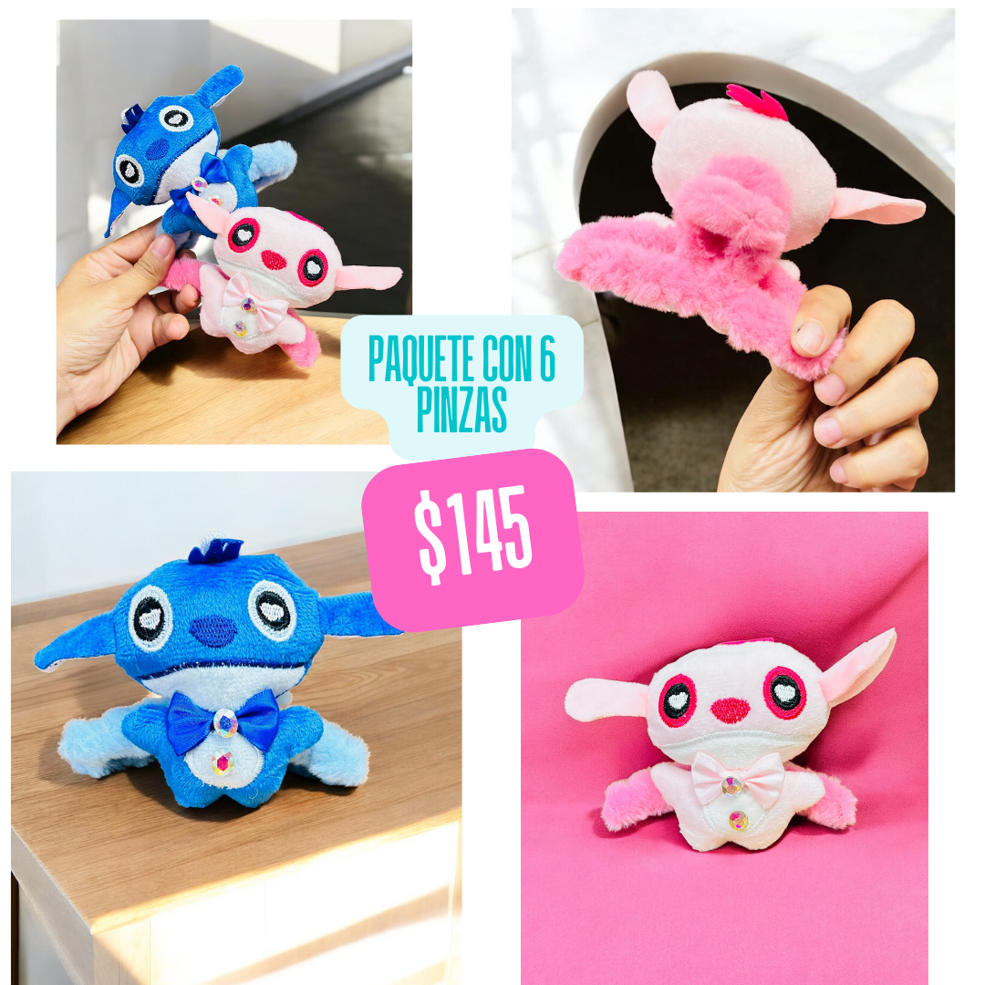 pinza de peluche lilo y stich, codigo a148