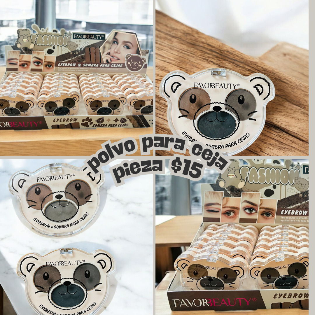 polvo para ceja, pieza, codigo a401