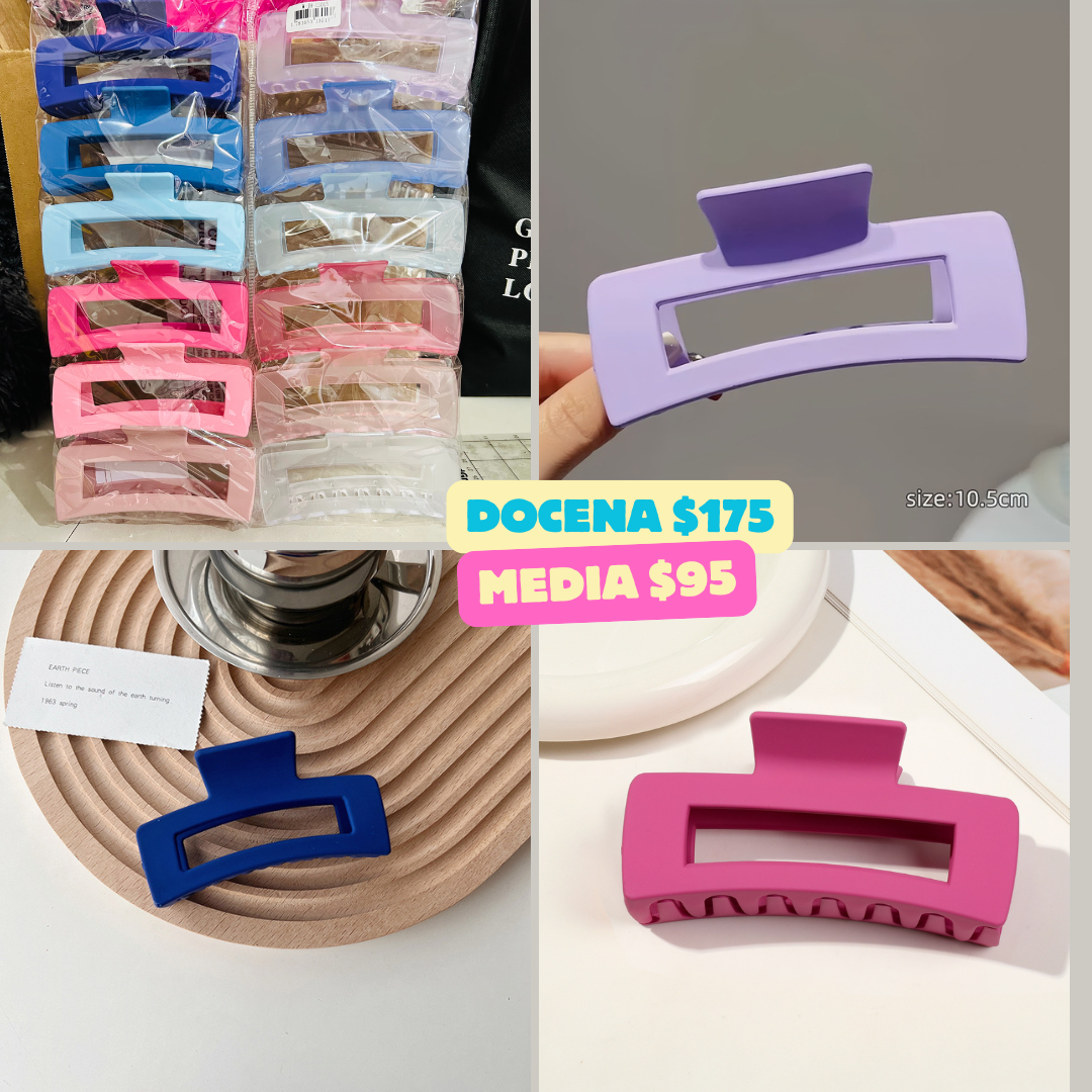 pinza extra grande de colores, codigo a208