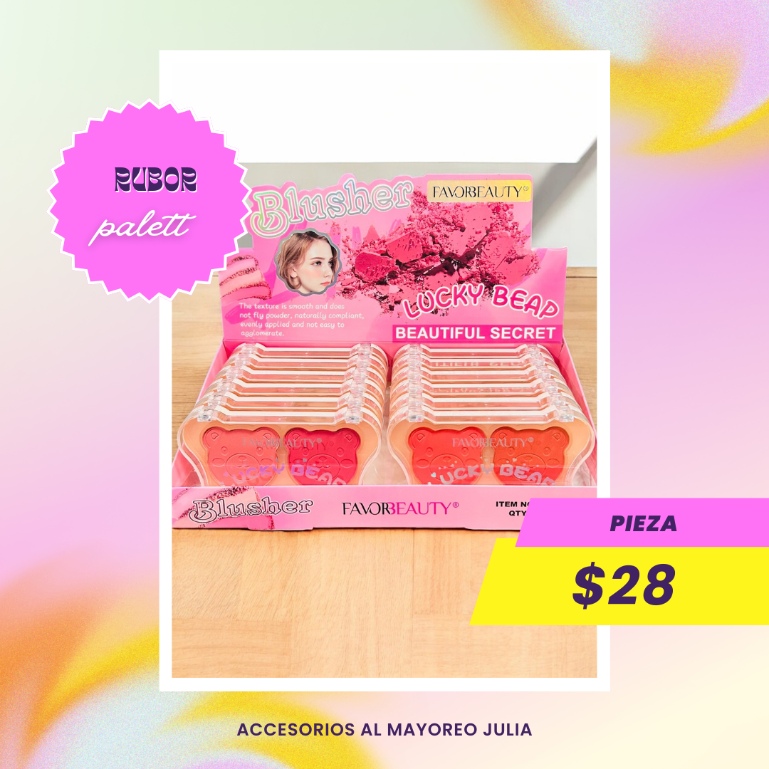 paleta de rubor, codigo a260
