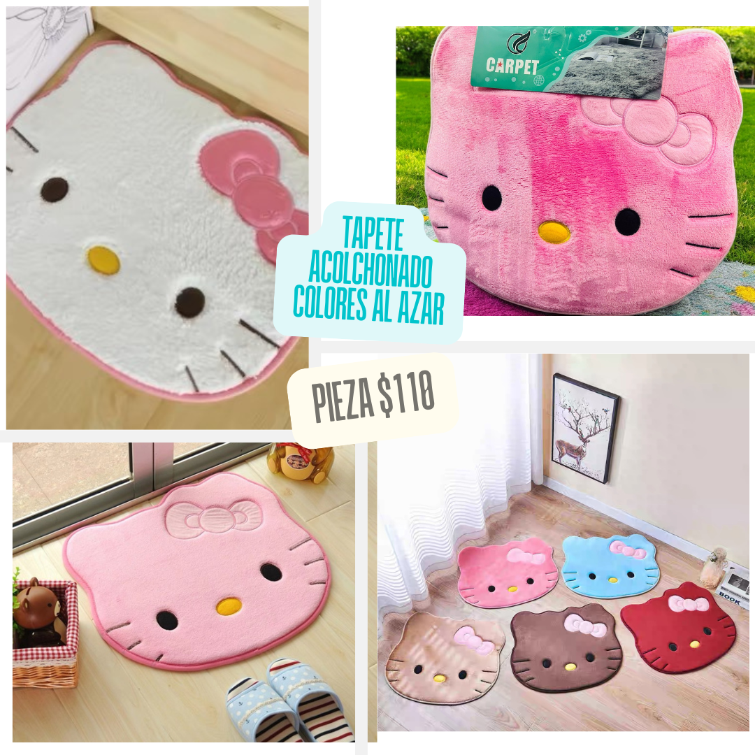 Tapete acolchonado de kitty, colores al azar, codigo COLCHON