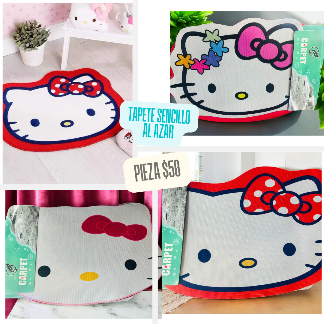 Tapete liso de kitty, delgado, colores al azar, codigo LISO