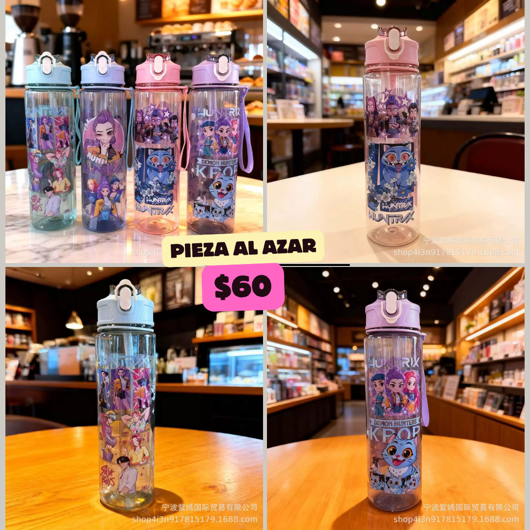 Botes para agua k-pop diseños al azar,, codigo a197