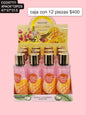 body con brillos, caja con 12 piezas, codigo co247111