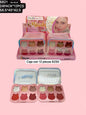 set de sombras con figura de gatito, caja con 12 piezas, codigo 6821