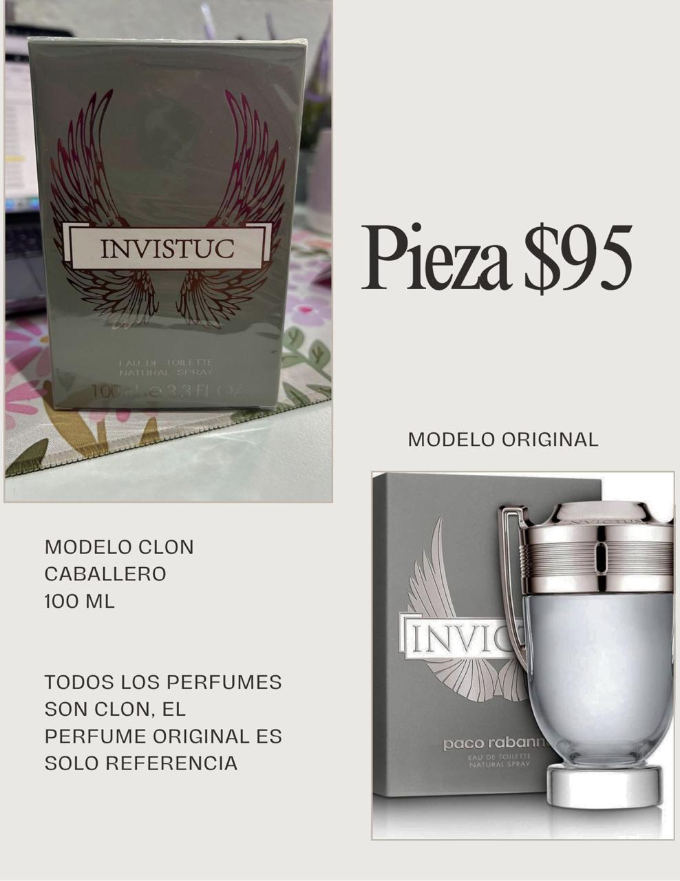 Perfume para caballero INVISTUC