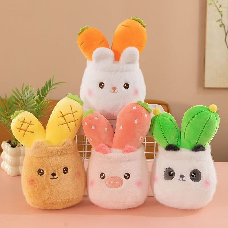 Peluche de macetas, diseño al azar