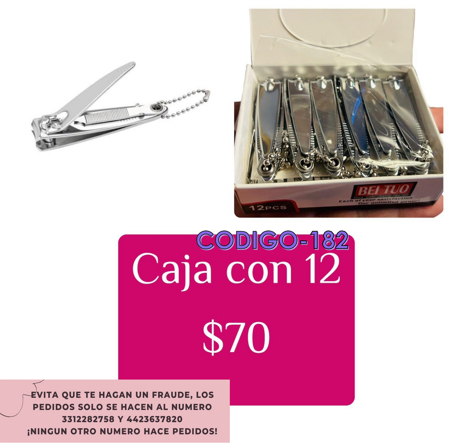 Corta uñas, codigo A138