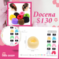 liga grusa de colores en pares, docena, codigo 20559