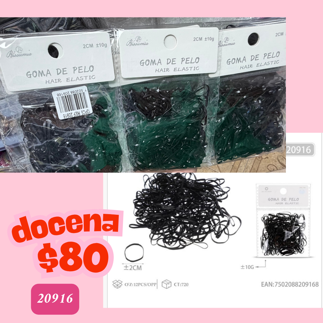 liga negra late en bolsa, docena, codigo 20916