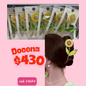 pinza de girasol, de metal, docena, codigo 24604