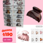 pinza chica media luna, docena, codigo 24861