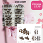 pinzas de gusano en set de 3 pinzas, 12 sets, codigo 25091