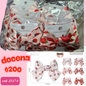 moño de fresas, docena, codigo 25174