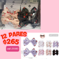 moño en pares de cerezas, 12 pares, codigo 25183