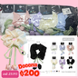 Scrunchie de tulipan, docena, código 25193
