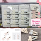 clips de ositos en set, 12 sets, codigo 25232