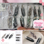 set de clips para el cabello musicales, 12 sets, codigo 25238
