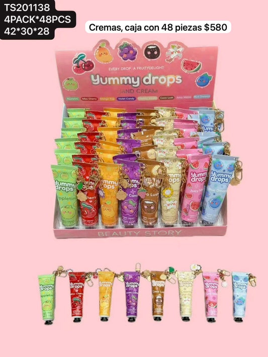 Crema para manos, caja con 48 piezas, codigo TS201138