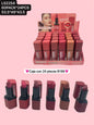 caja de 24 labiales matte, codigo ls2254