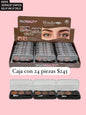 polvo para ceja, caja con 24 piezas, codigo 6855