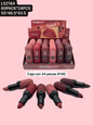 caja de 24 labiales matte, codigo ls2184